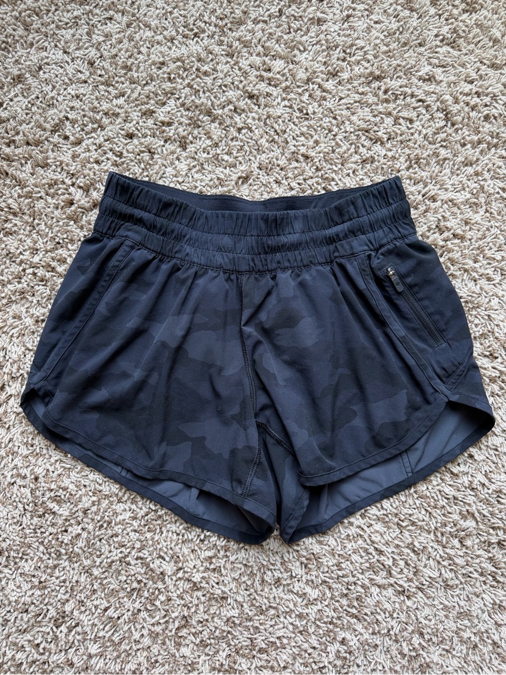 Lululemon Camouflage Tracker Shorts